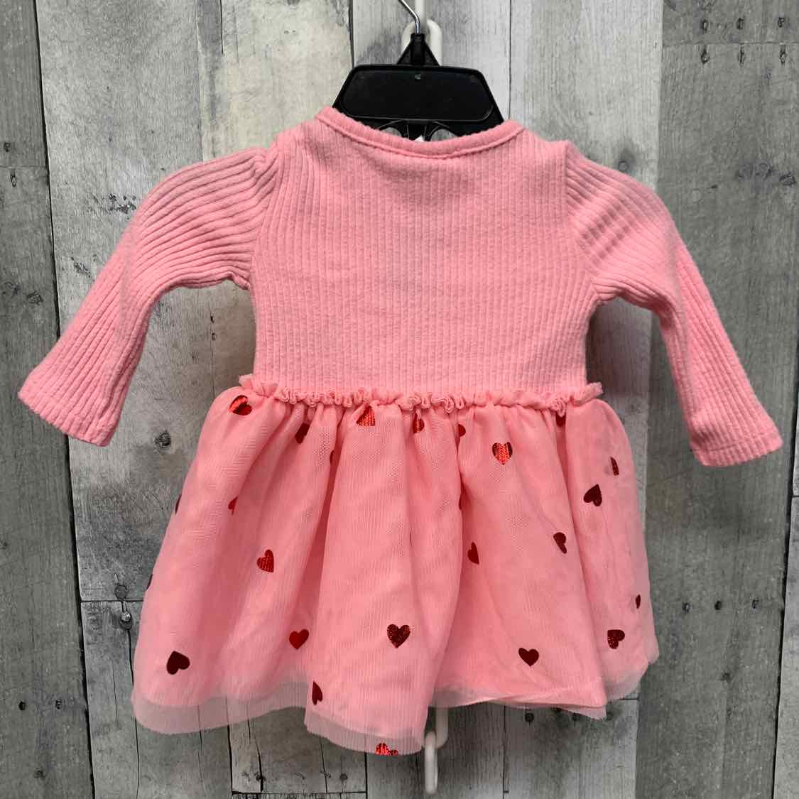 Size 0-3 Months Pink Old Navy LS Dress