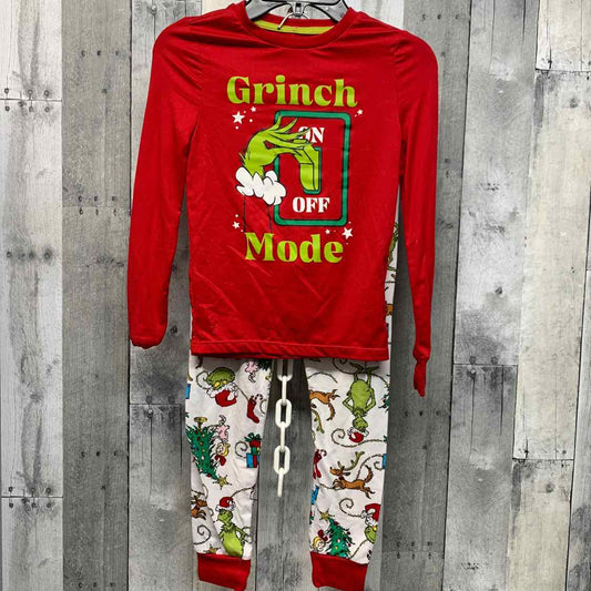 Size 8 Red/White Dr Seuss 2pc PJs