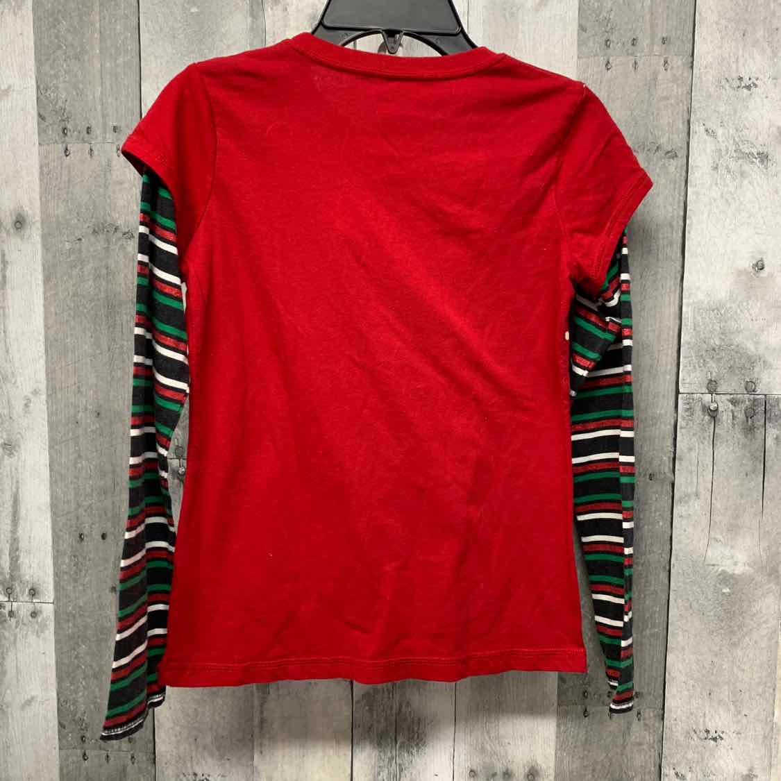 Size 10/12 Red/Green Holiday Brands Long Sleeve Shirt