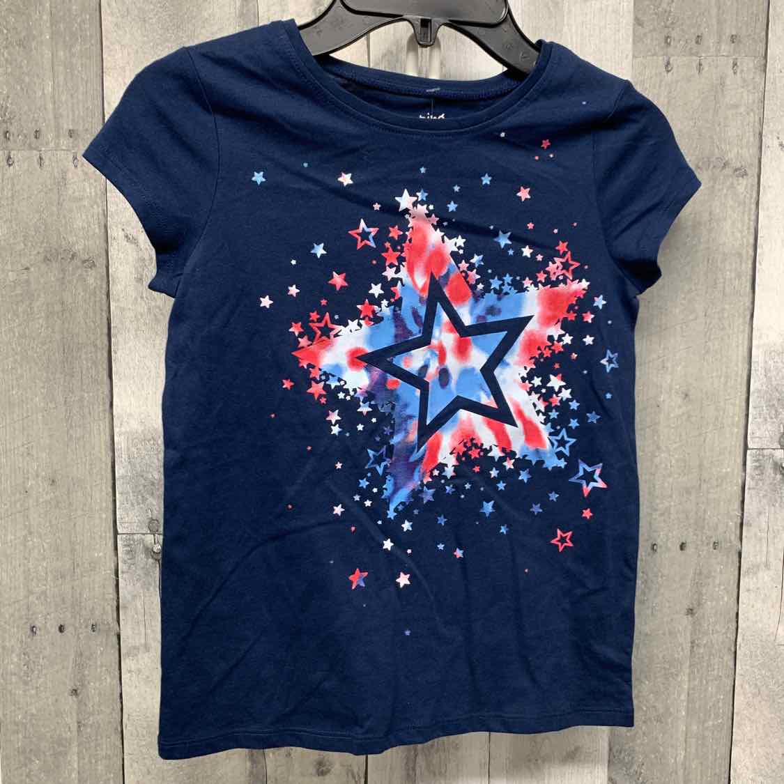 Size 7 Navy Graphic Jumping Beans T Shirt
