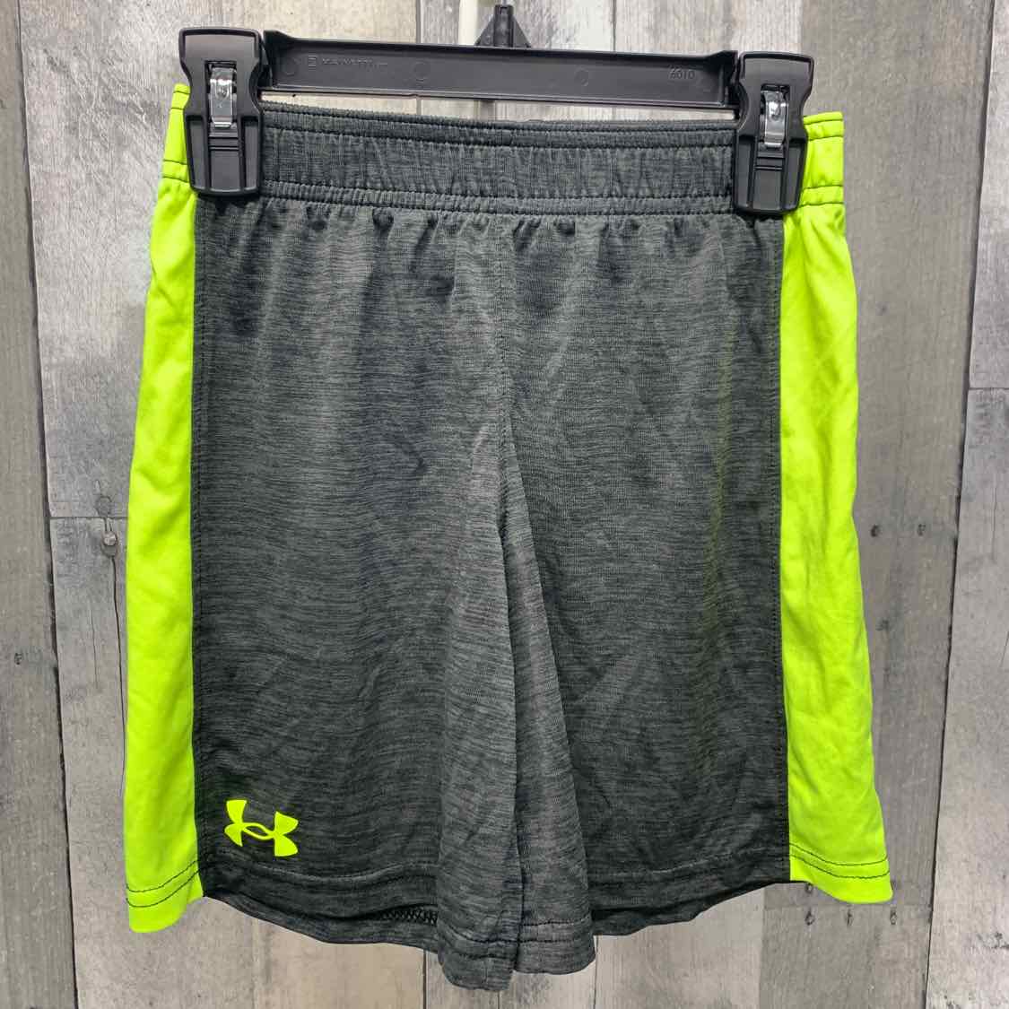 Size 7 Gray/Green Sport Brand Shorts - Athletic - OodlesCB