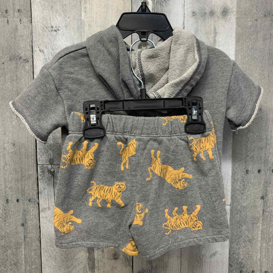 Size 18 Months Gray Grayson Threads Shirt/Shorts
