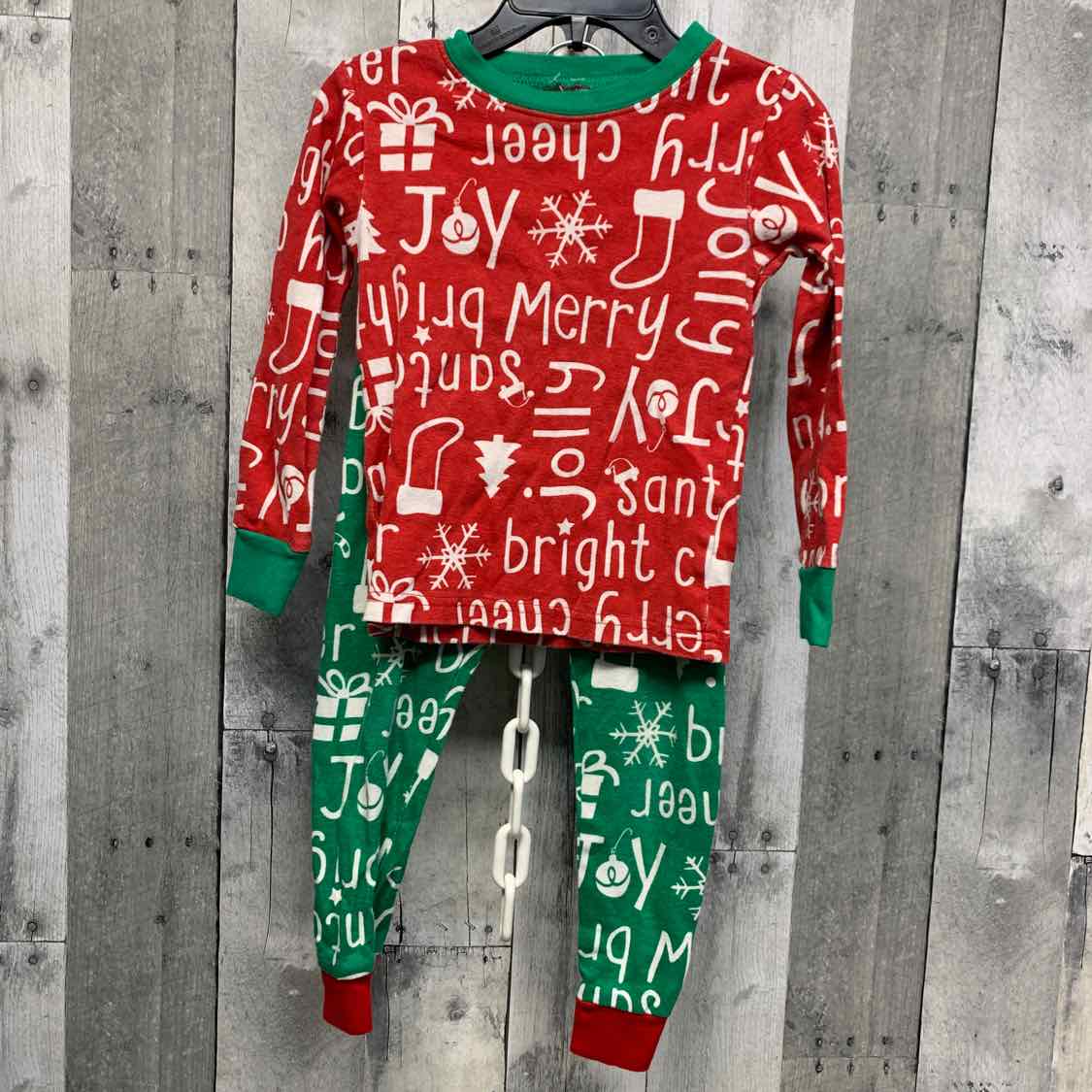Size 3 Red/Green Carter's 2pc PJs