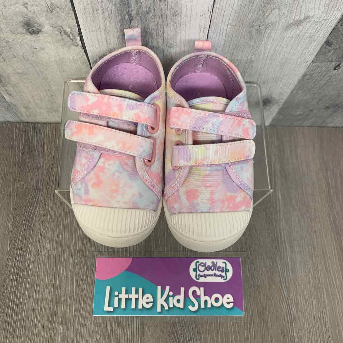 Size 7 Purple Print Jumping Beans Sneakers