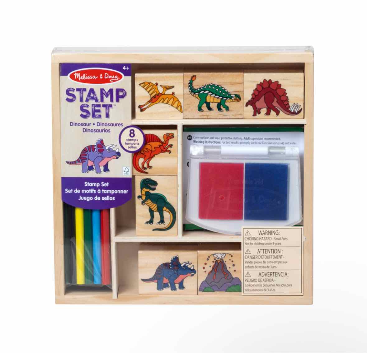 Melissa & Doug Dinosaur Stamp Set