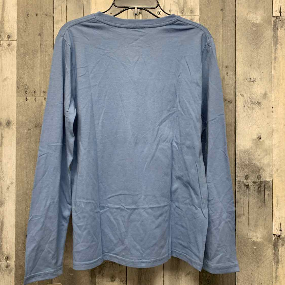 Size Large Blue Graphic Super Mario Long Sleeve Shirt