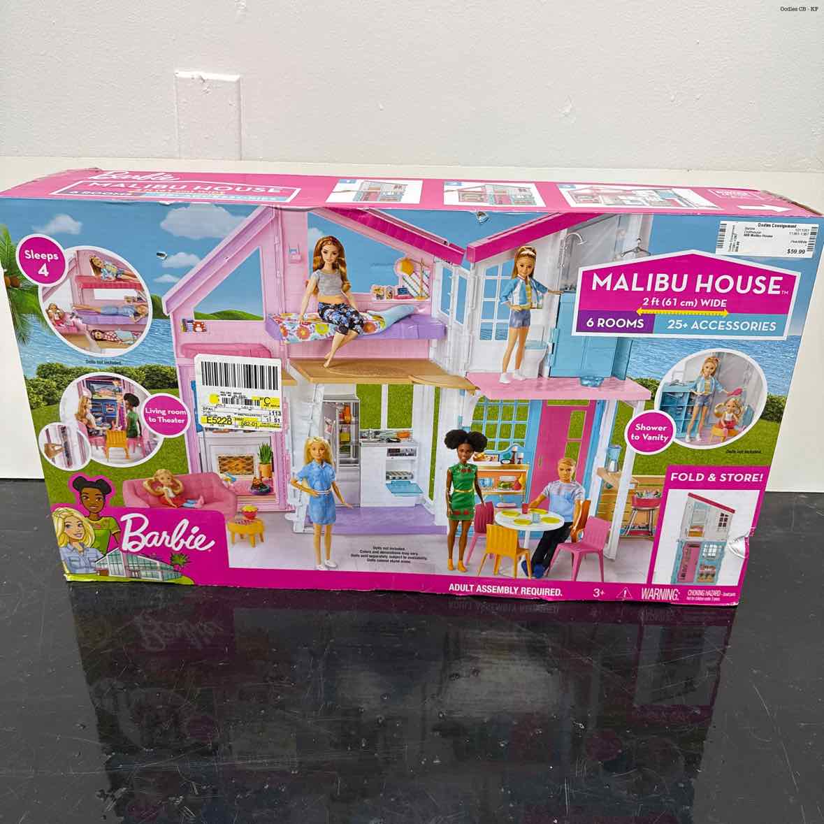 Barbie Pink/White Dollhouse