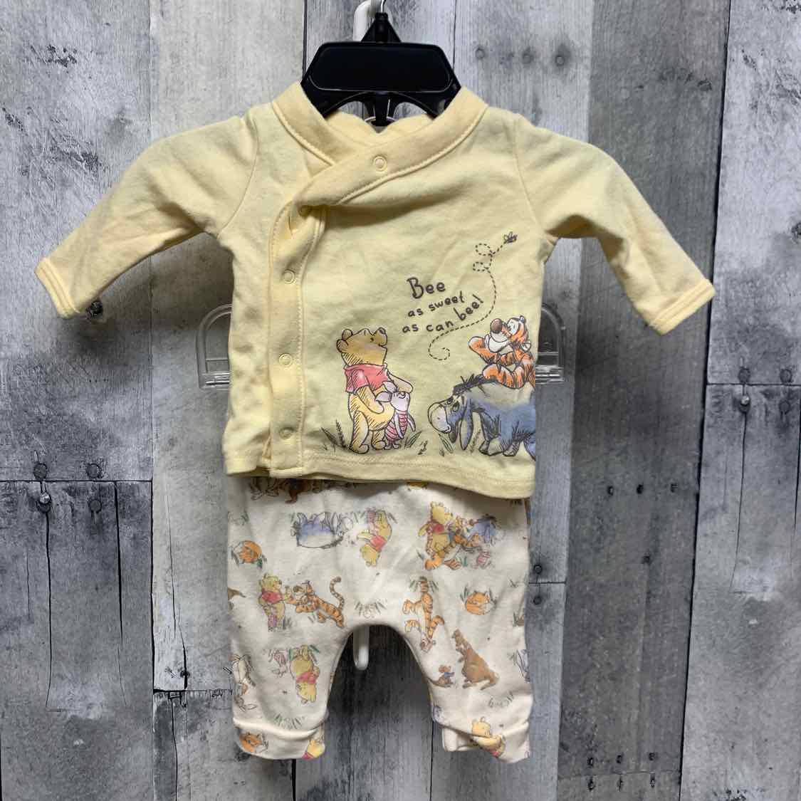 Size Newborn Yellow Disney Shirt/Pants