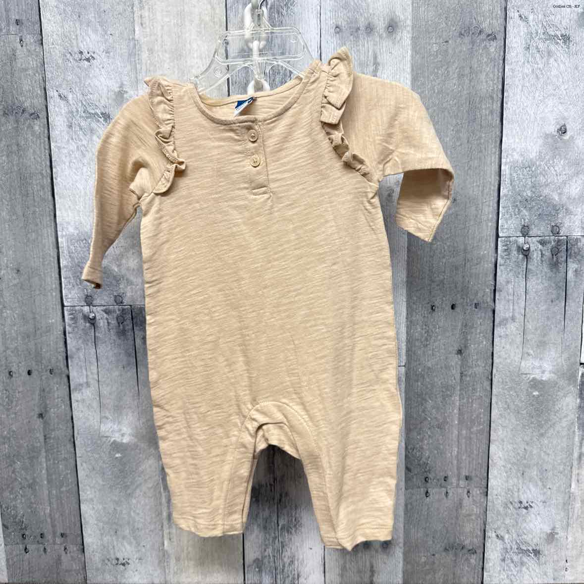 Size 0-3 Months Tan Old Navy Romper