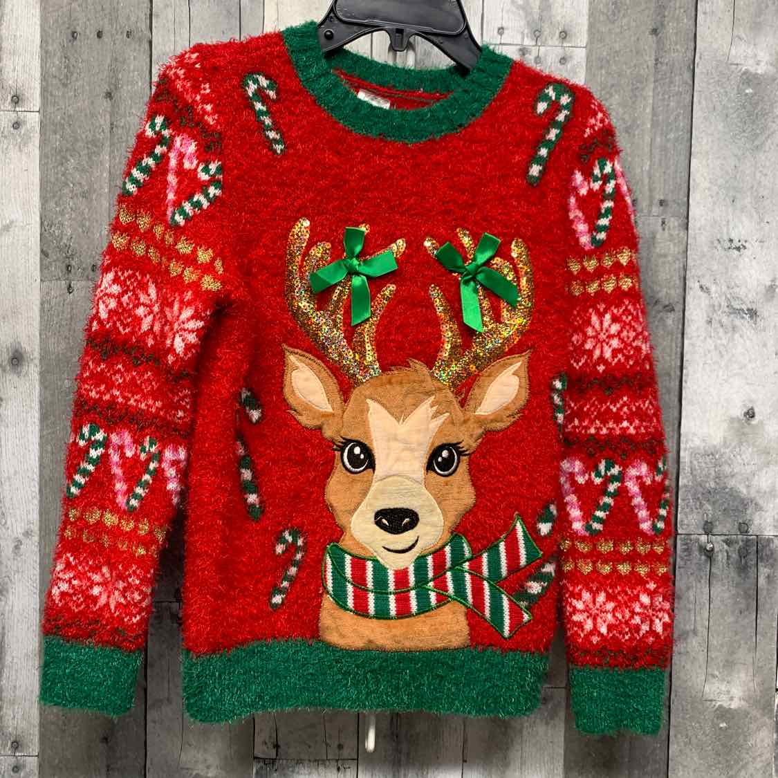 Size 7/8 Red/Green Holiday Brands Sweater