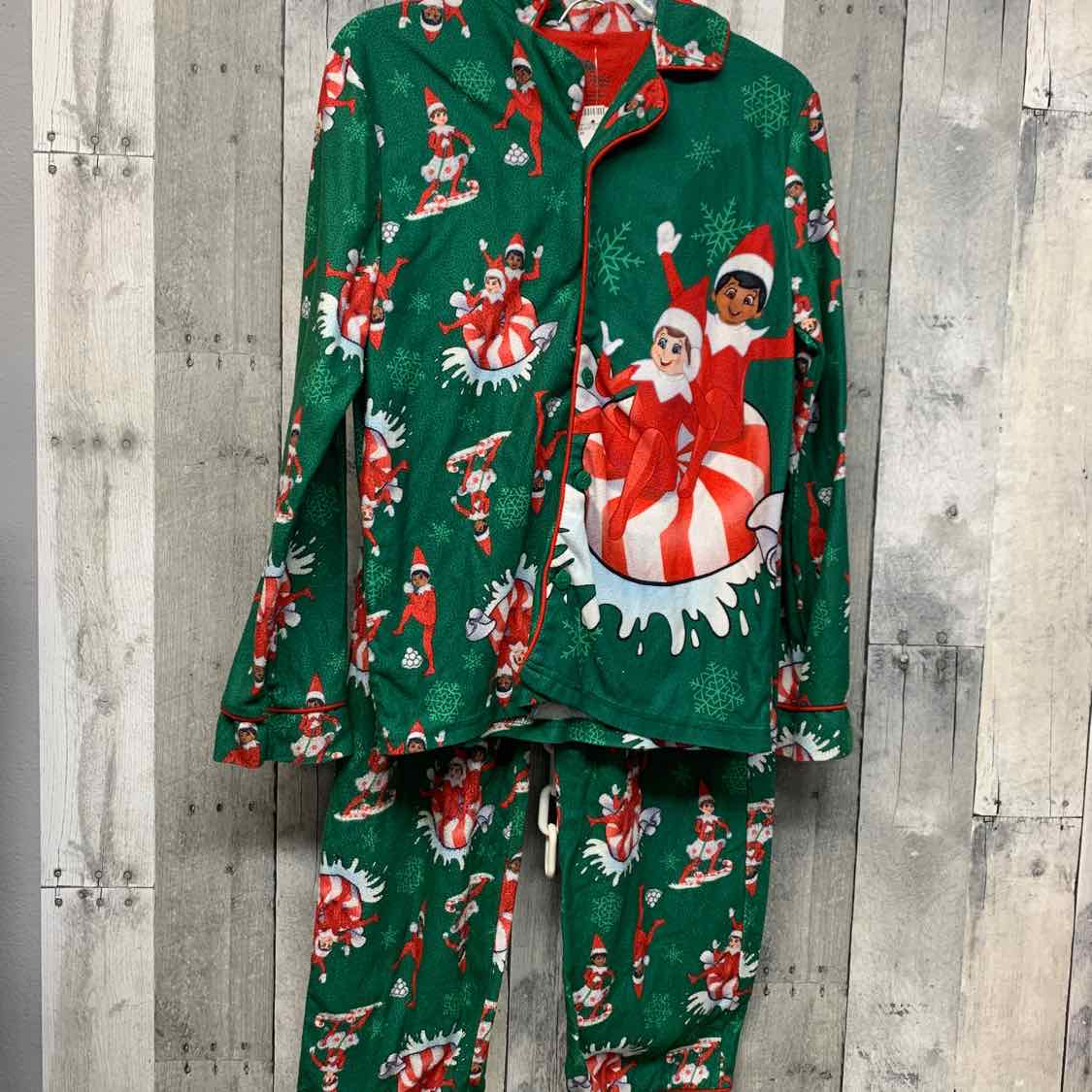 Size 8/10 Green Print Mid Brand 2pc PJs