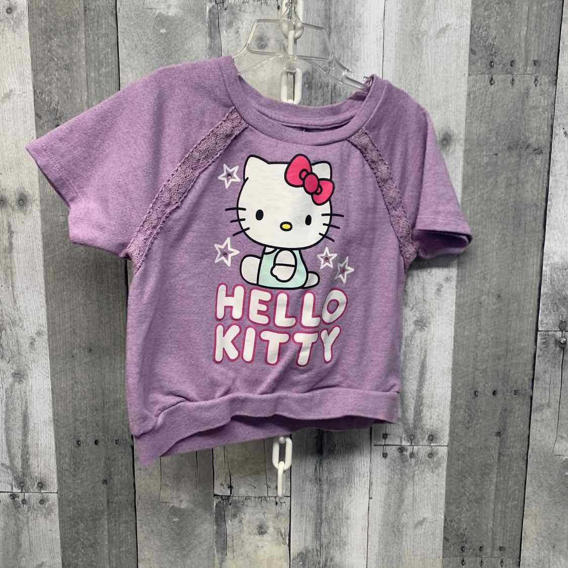 Size 6X Purple Graphic Hello Kitty T Shirt