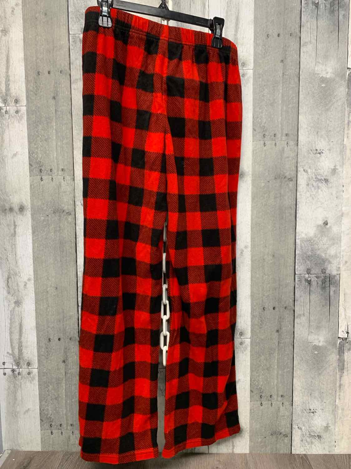 Size XLarge Red/Black Holiday Brands PJ Bottoms