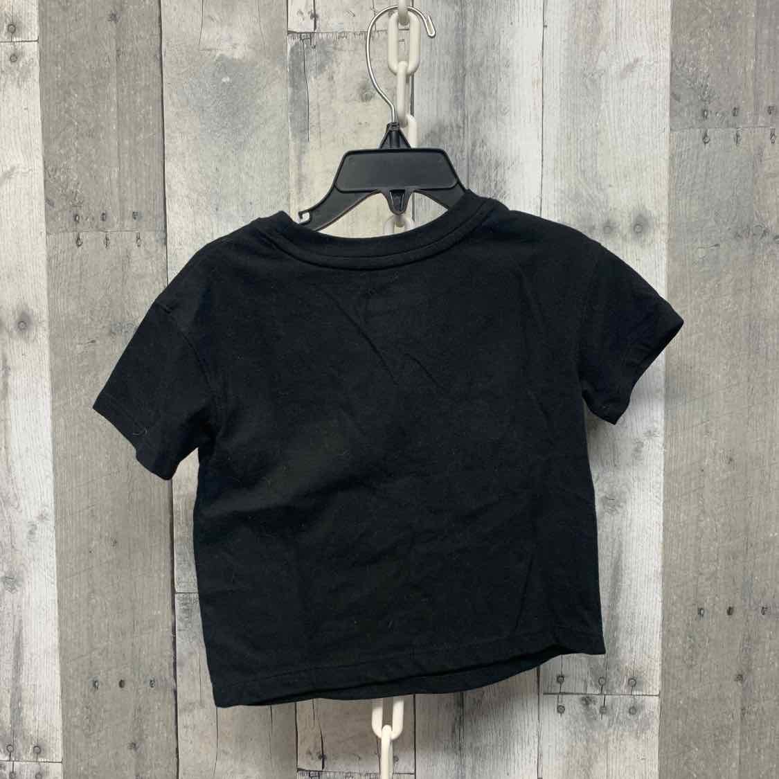 Size 2T Black Graphic Cat & Jack T Shirt