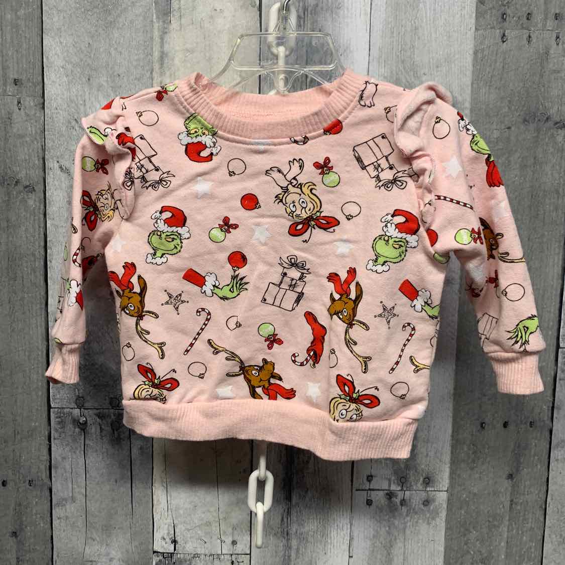 Size 18 Months Pink Print Dr Seuss Sweat Shirt