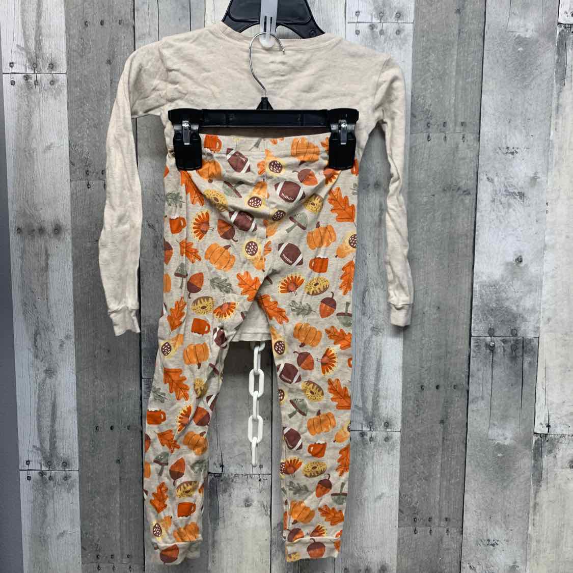 Size 5T Tan/Orange Children's Place 2pc PJs