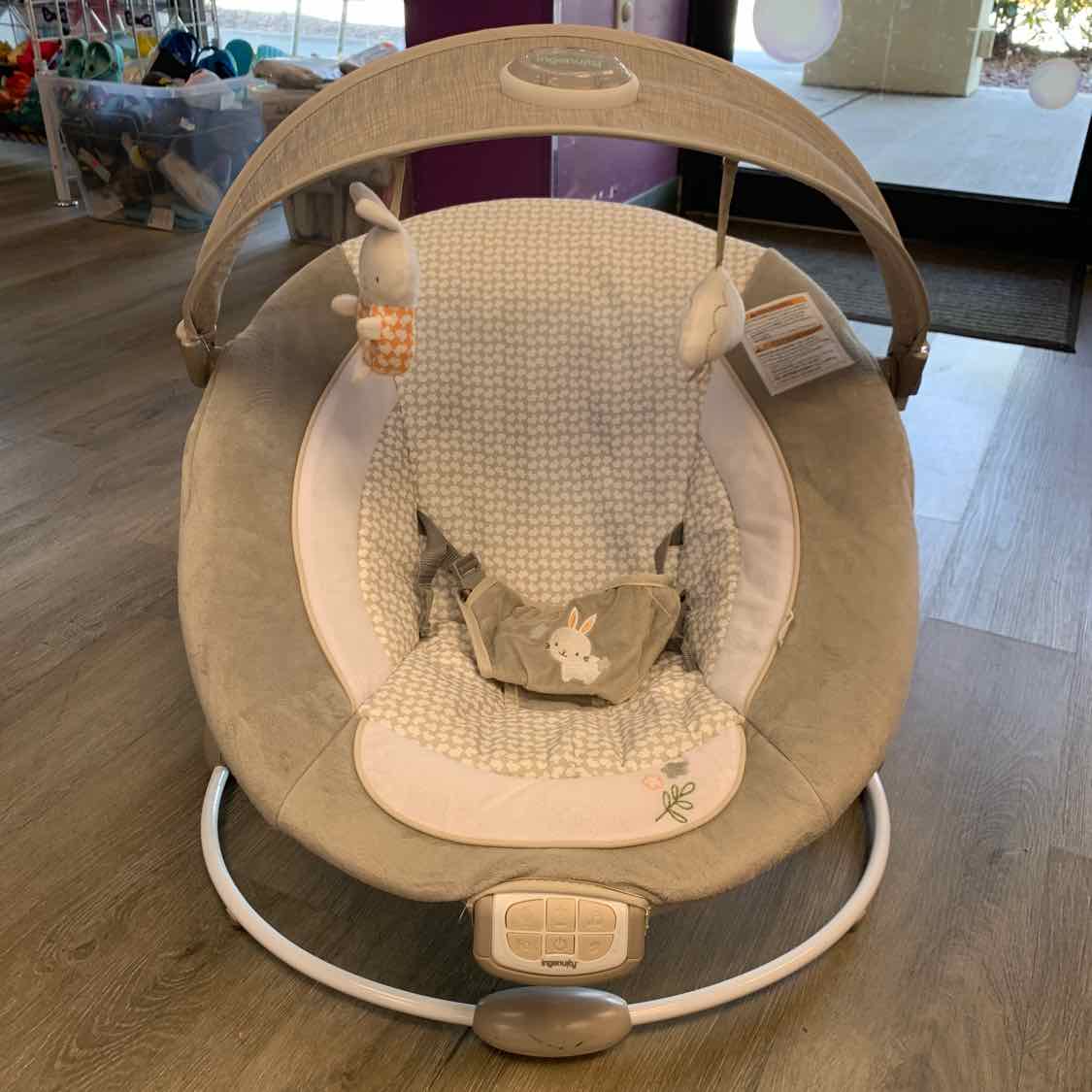 Ingenuity Gray/White Bouncer