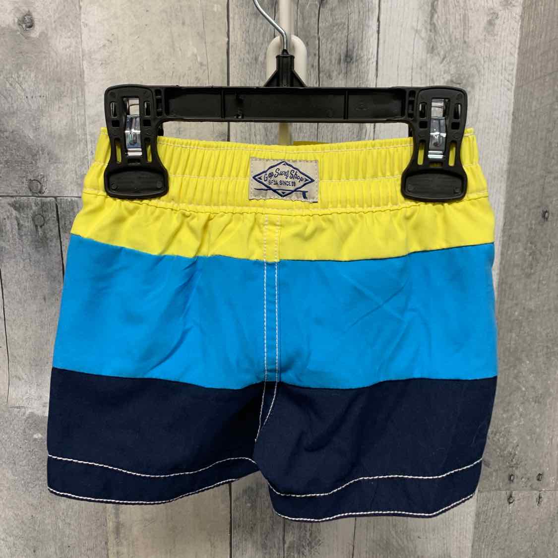 Size 3-6 Months Yellow/Blue Gap Swim Trunks