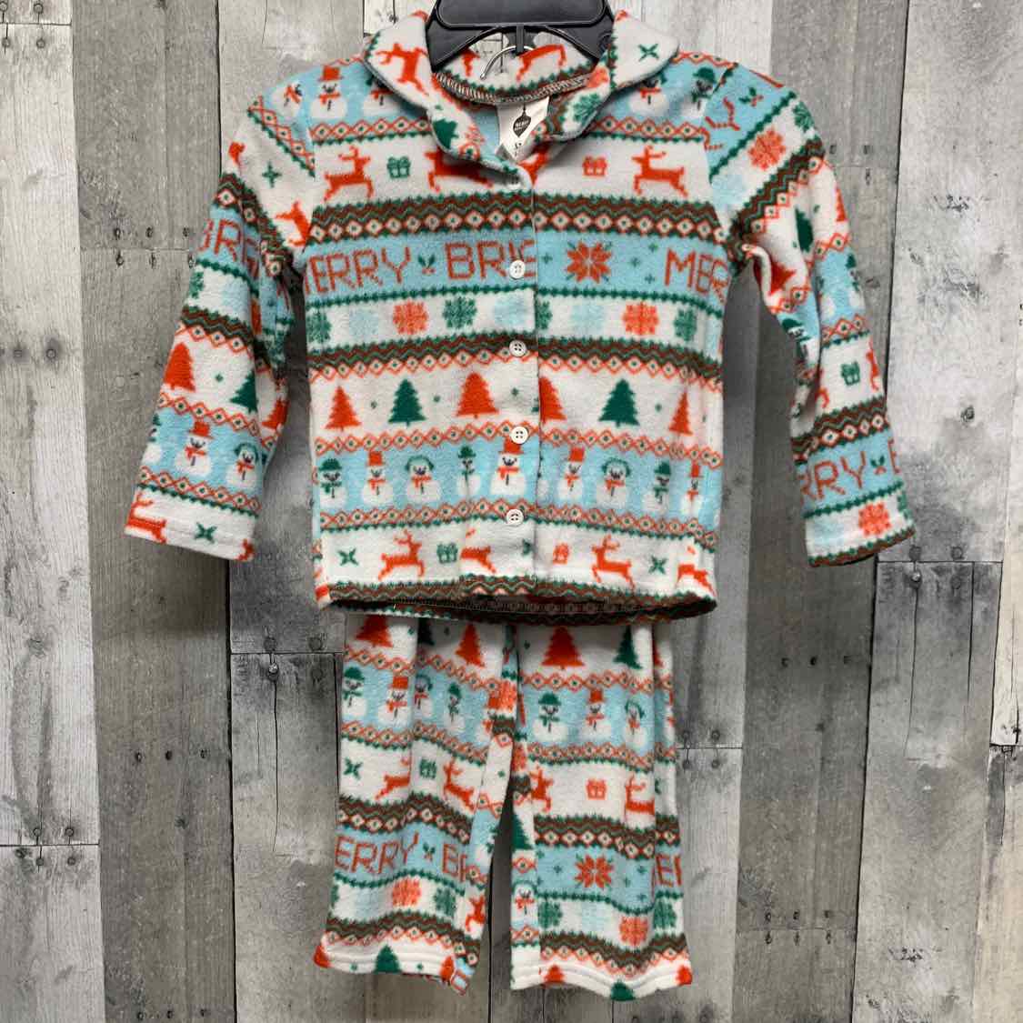 Size 4/5 Blue Print Holiday Brands 2pc PJs