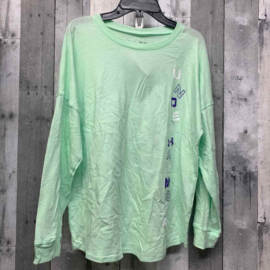 Size Large Green Sport Brand Long Sleeve Shirt