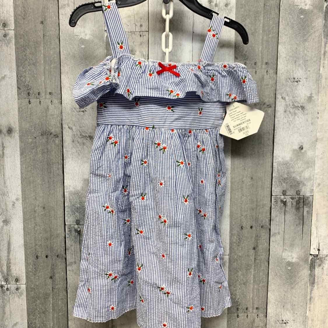 Size 6X Blue/White Blueberi Boulevard Dress