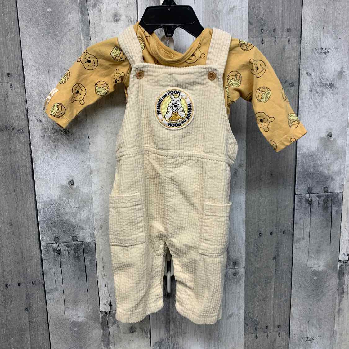 Size 3-6 Months Tan/Brown Disney Shirt/Pants