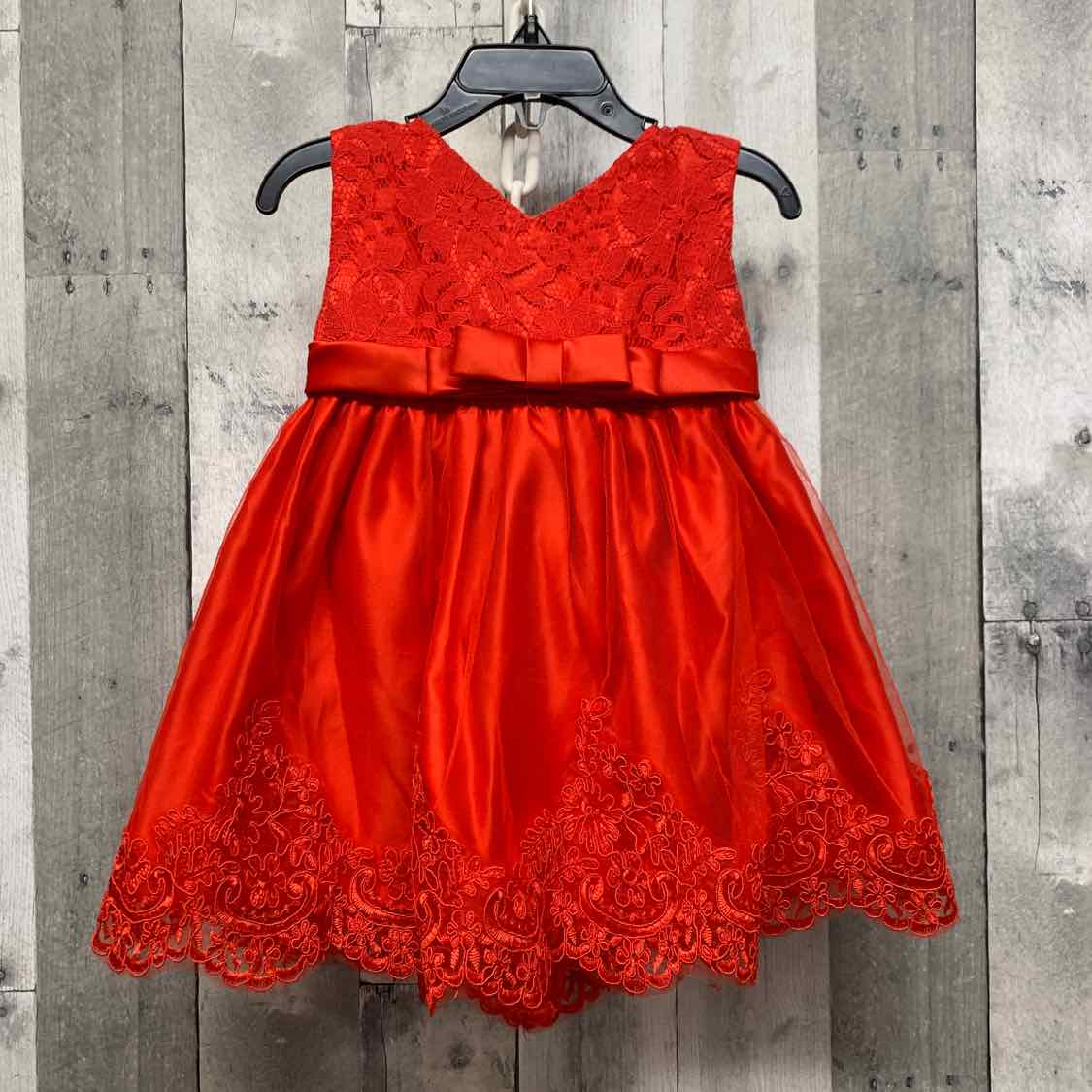 Size 9-12 Months Red Boutique Brand Dress - Party