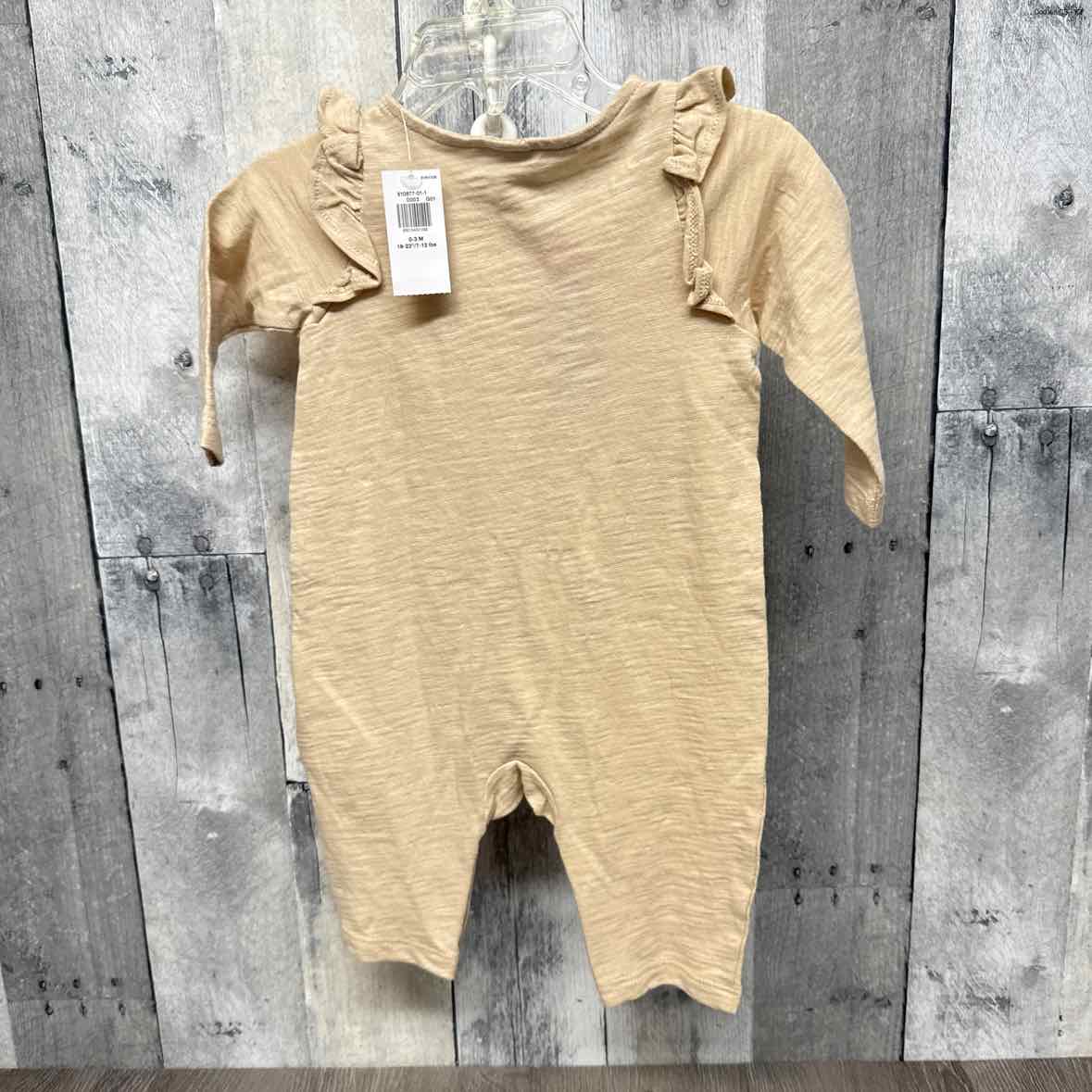 Size 0-3 Months Tan Old Navy Romper