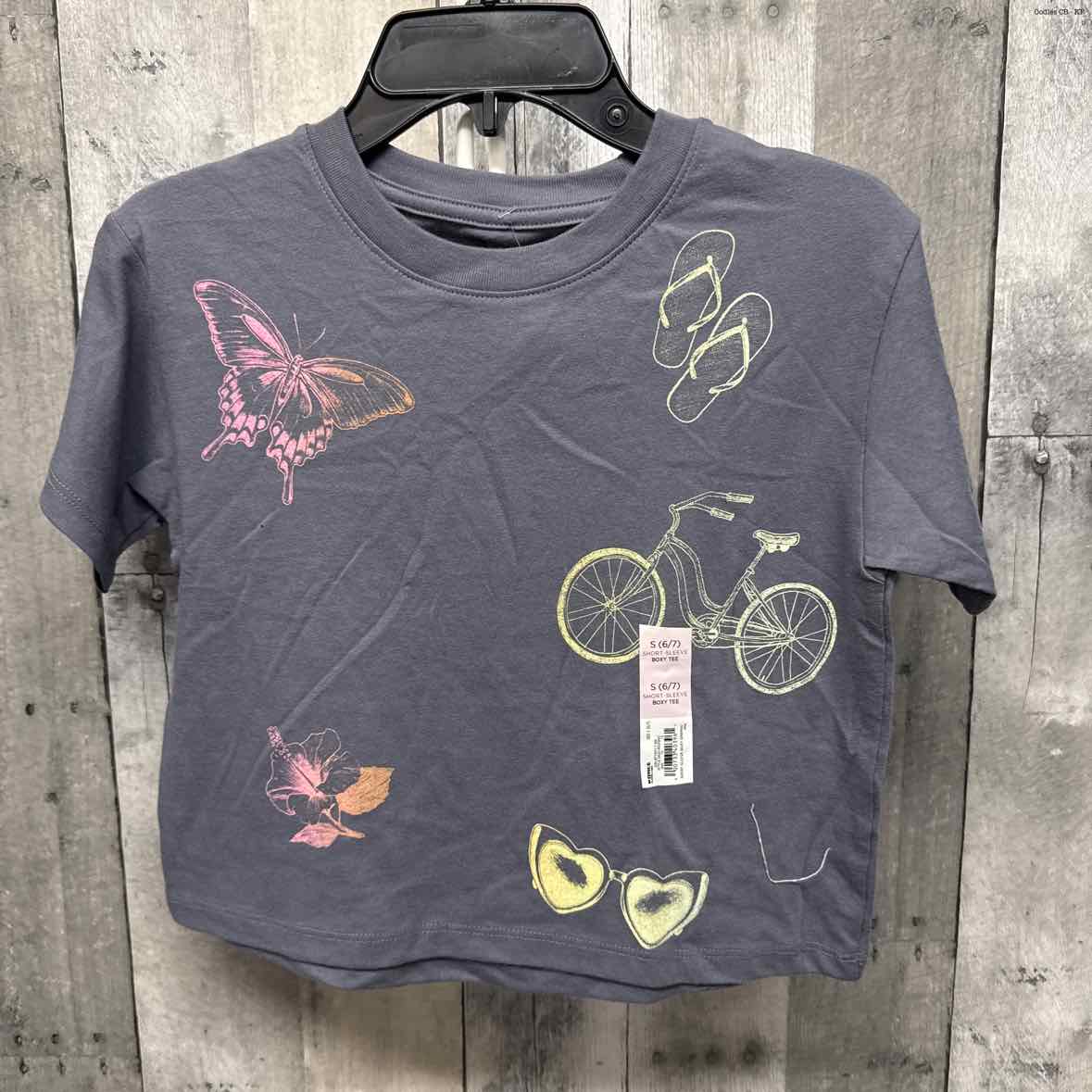 Size Small Gray Graphic SO T Shirt
