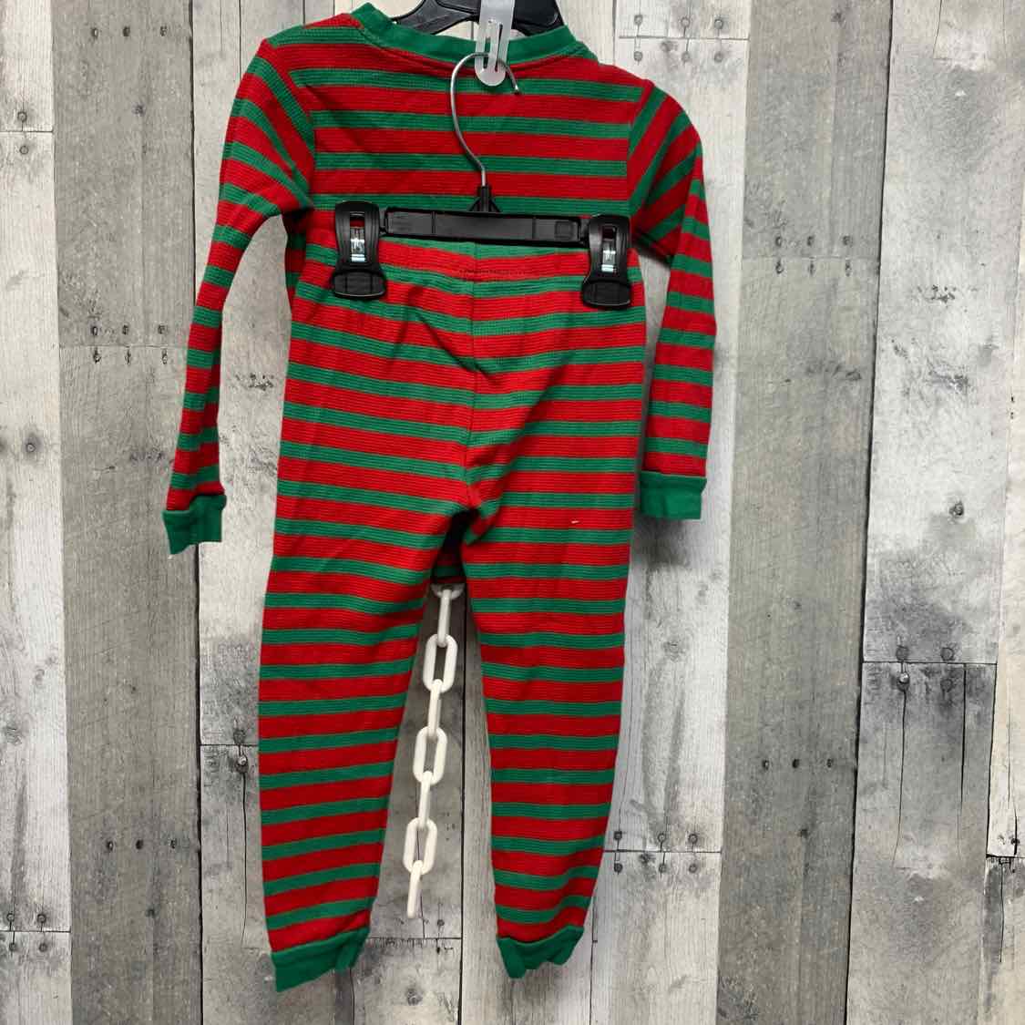 Size 3T Green/Red Carter's 2pc PJs
