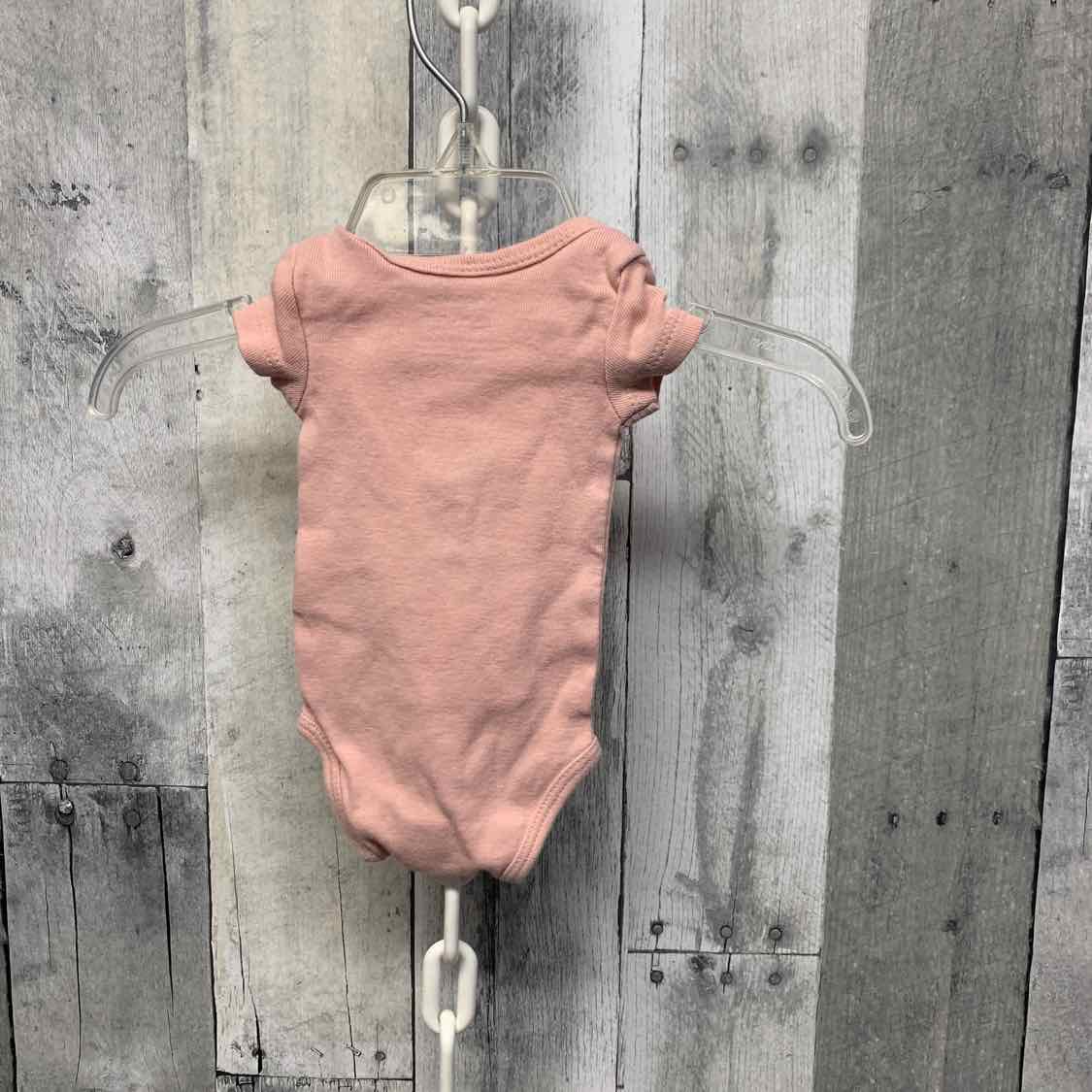 Size Preemie Pink Carter's Bodysuit