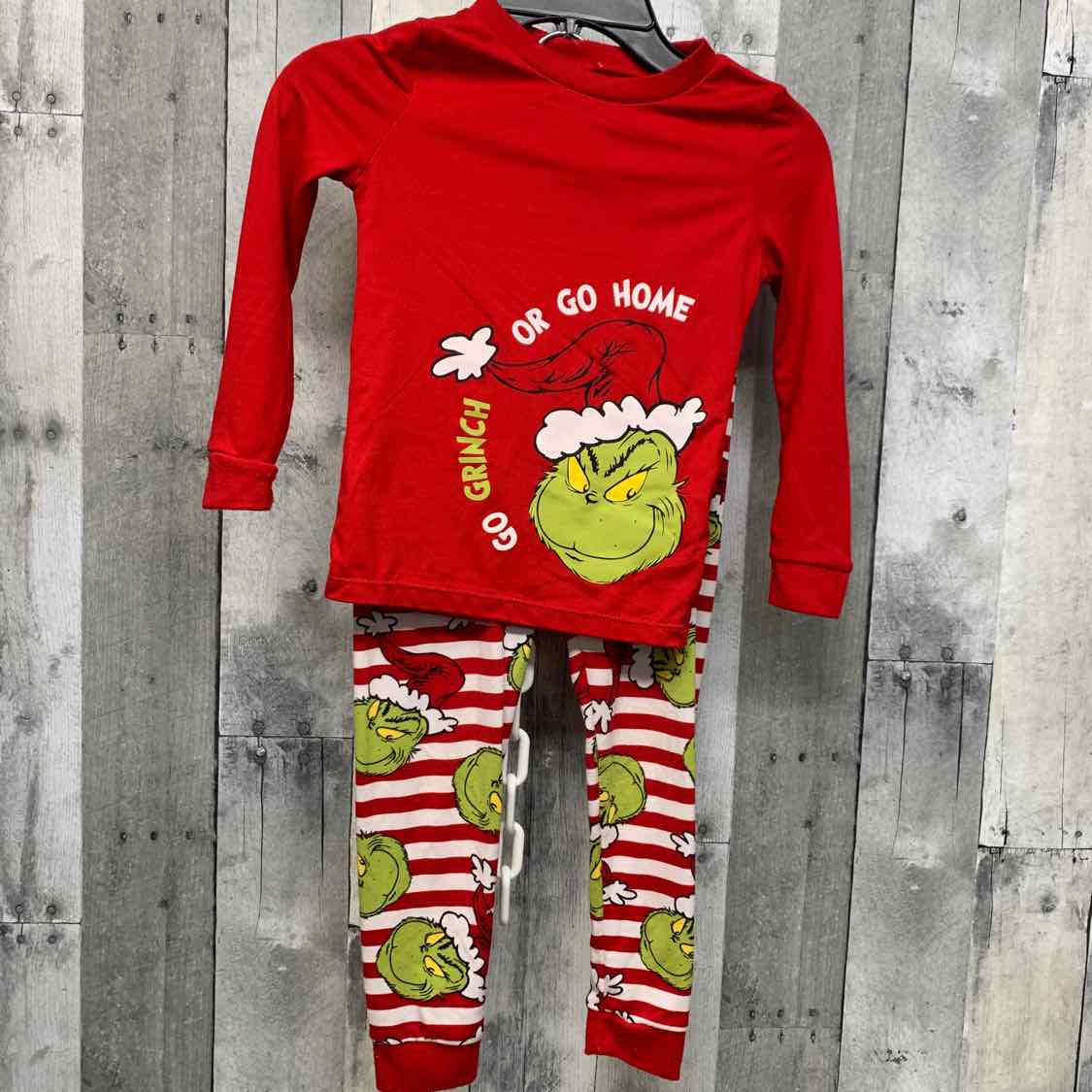 Size 5T Red/Green Holiday Brands 2pc PJs