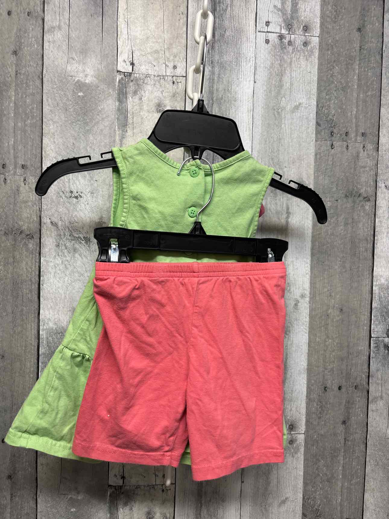 Size 4T Green/Pink Goodlad Shirt/Shorts