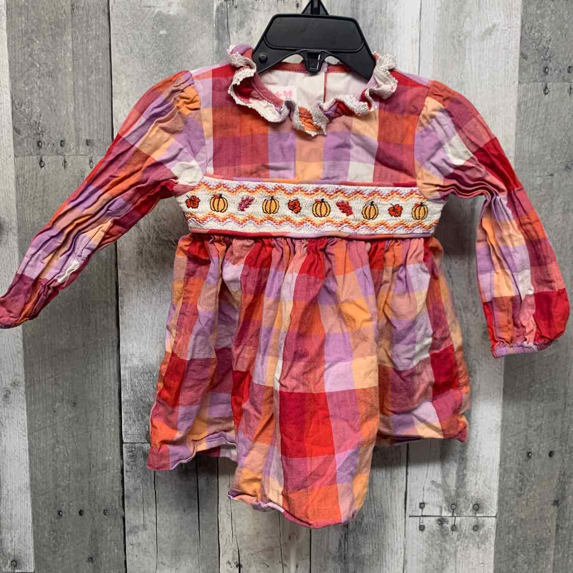 Size 12 Months Red/Pink Bonnie Jean/Baby LS Dress