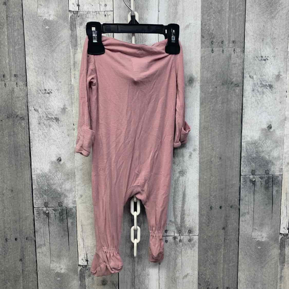 Size 0-3 Months Pink Cloud Island Footy PJs