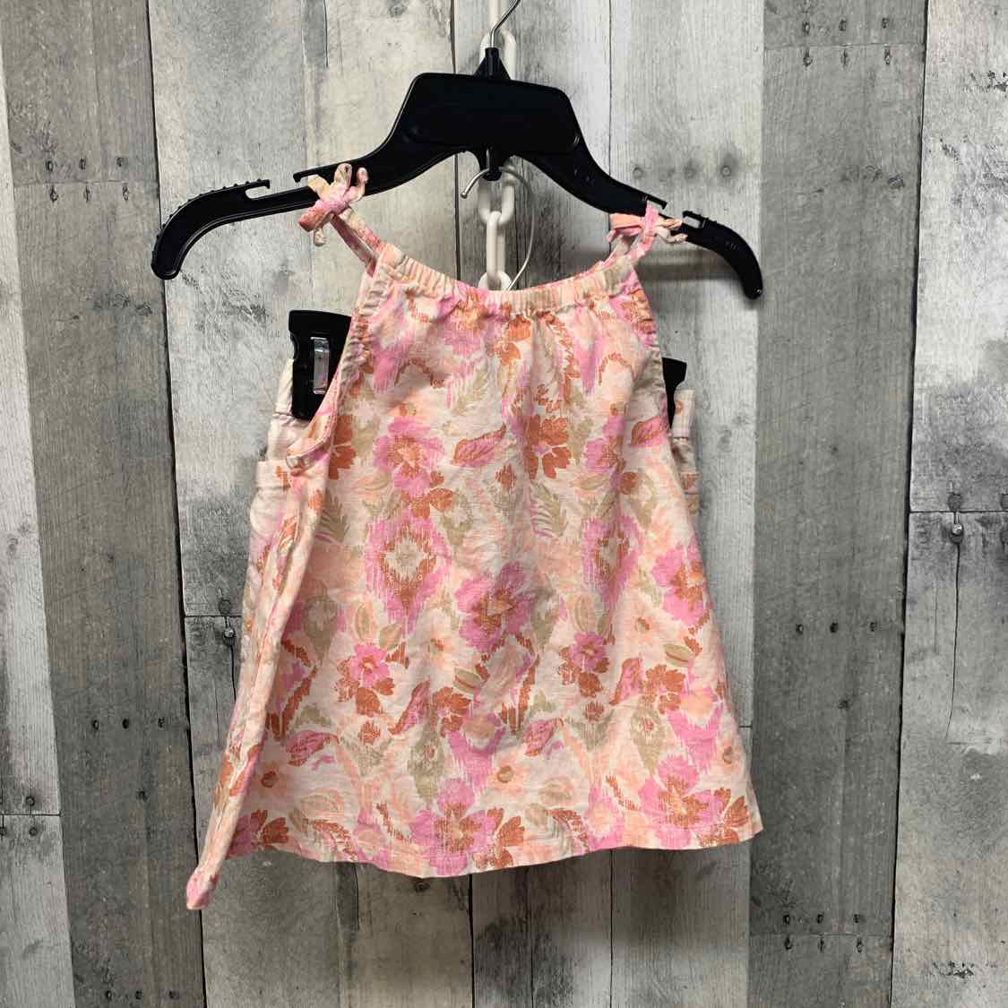 Size 4T Ivory/Pink Osh Kosh Shirt/Shorts