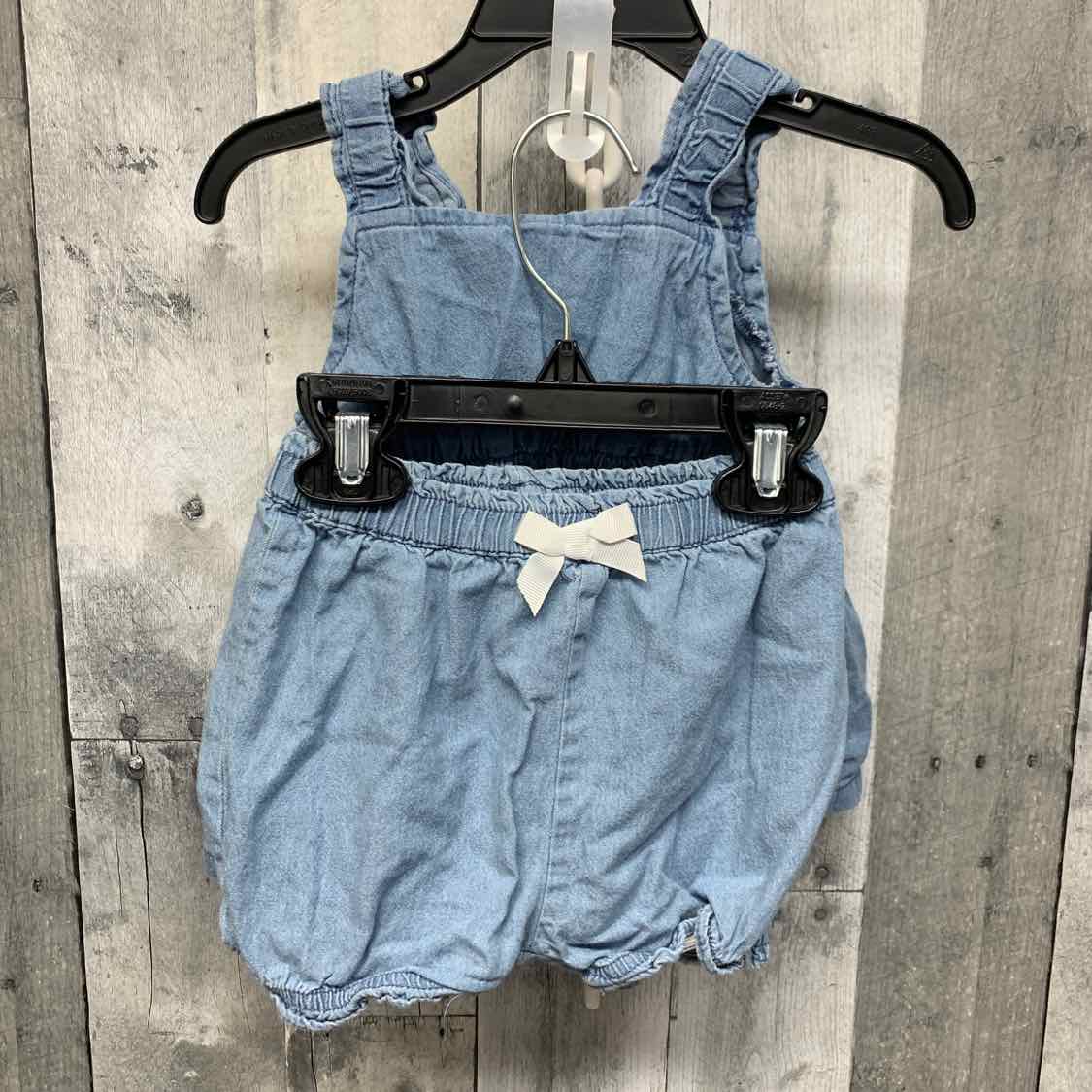 Size 24 Months Denim Little Lass Shirt/Shorts