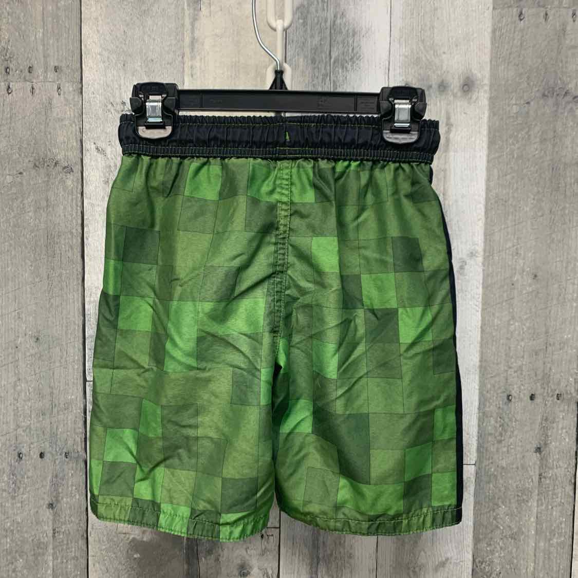 Size Small Green Print Mid Brand Swim Trunks