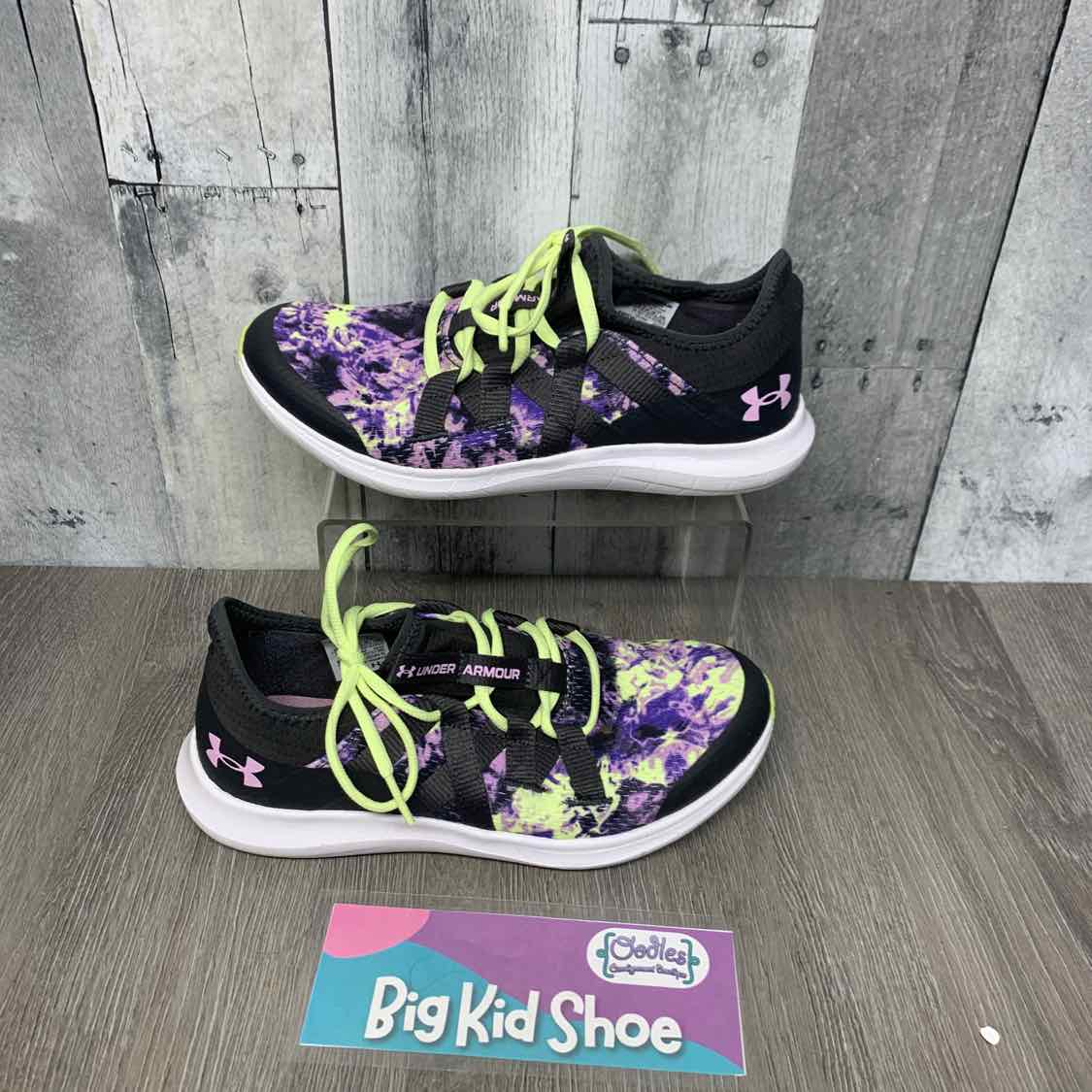 Size 5 Gray/Purple Sport Brand Sneakers