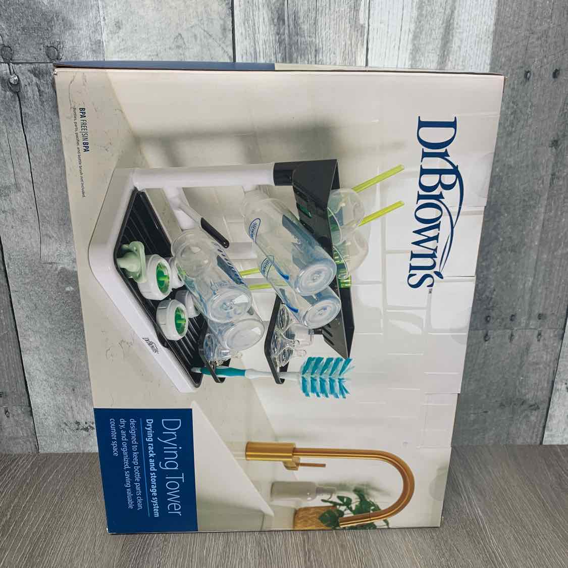 Dr Browns White/Blue Drying Rack