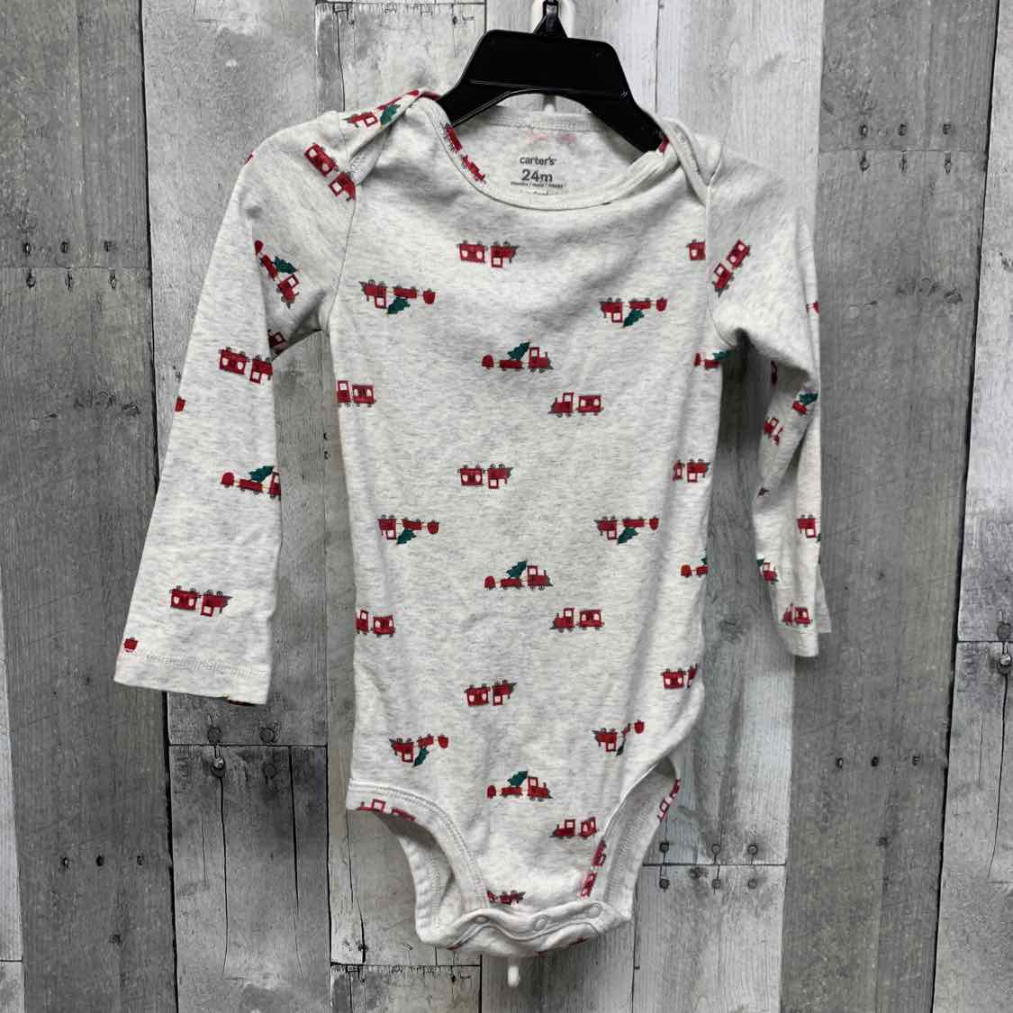 Size 24 Months Gray Print Carter's Bodysuit
