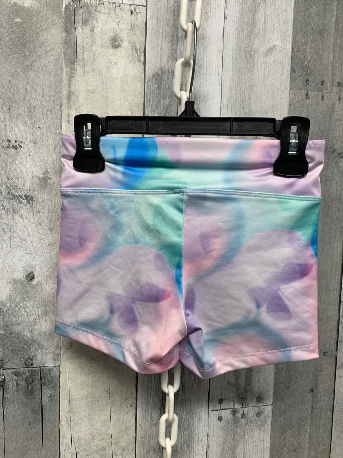 Size 7/8 Purple/Blue Justice Dance Shorts