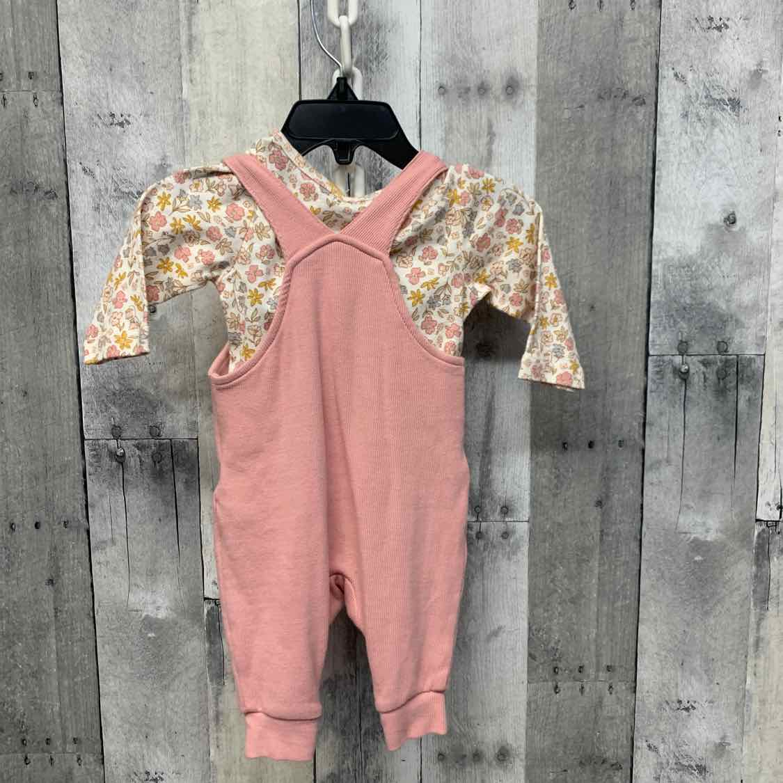 Size 3 Months Pink/Yellow Carter's Shirt/Pants