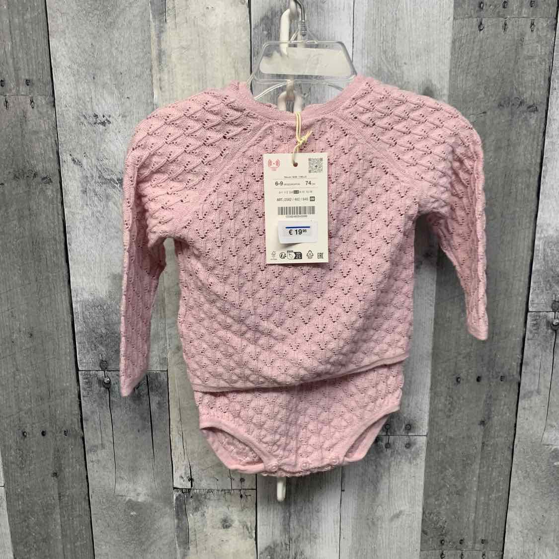 Size 6-9 Months Pink Zara Romper