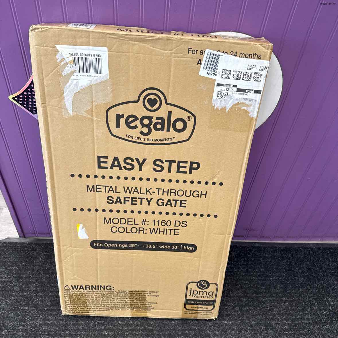 Regalo White Baby Gate