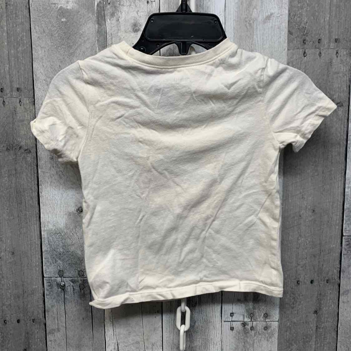 Size 4T White Graphic Old Navy T Shirt