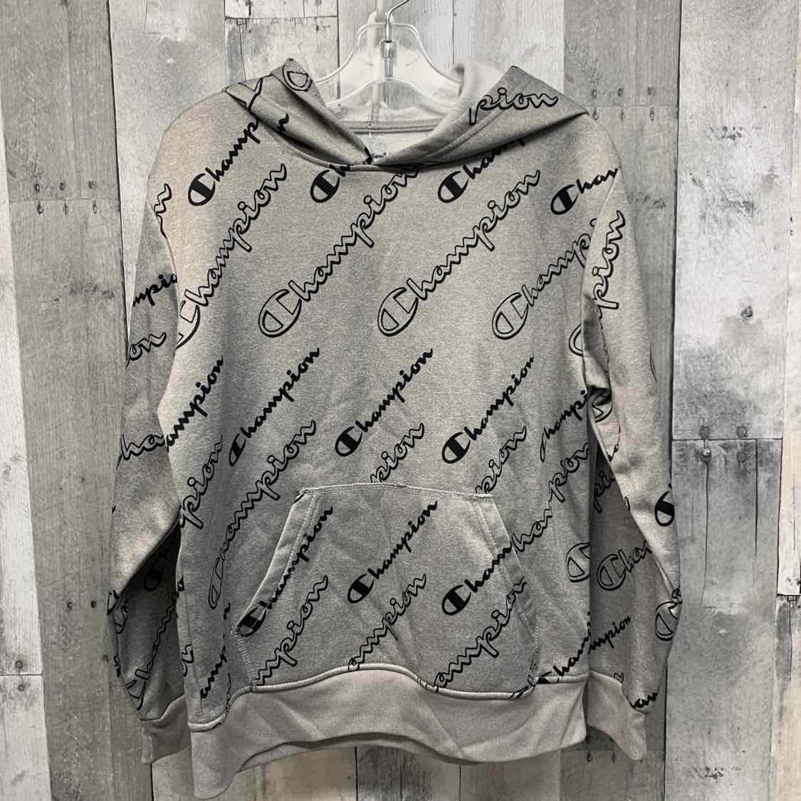 Size 10/12 Gray Print Champion Pull Over
