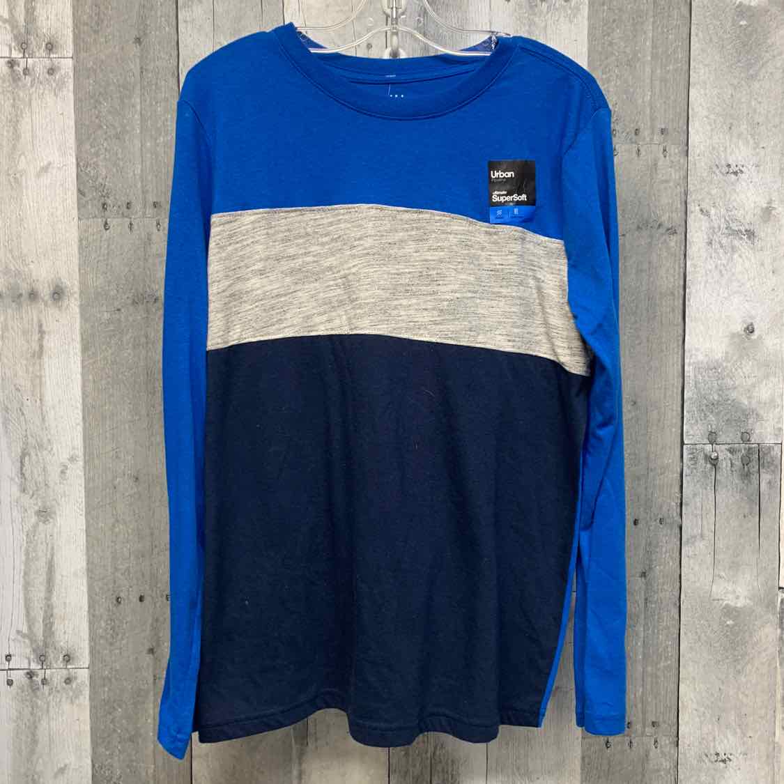 Size Large Blue/Navy Urban Pipeline Long Sleeve Shirt