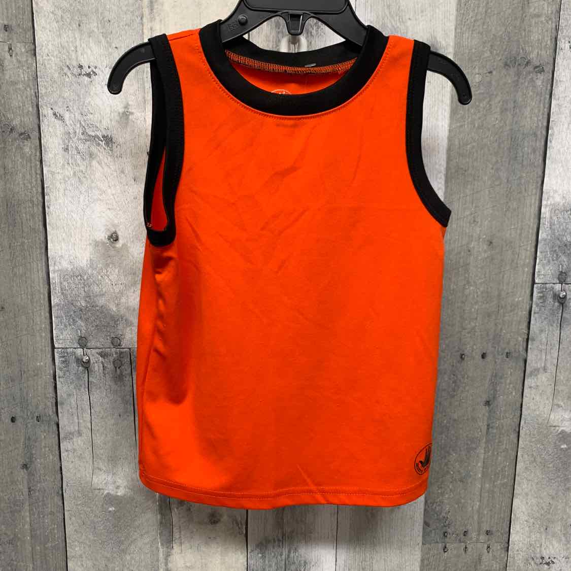 Size 3T Orange/Black Body Glove Tank Top