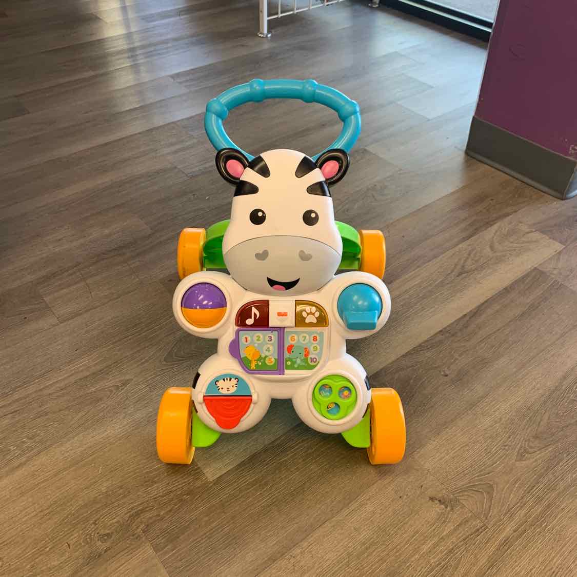 Fisher Price White/Blue Activity Walker - OodlesCB